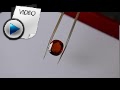 8.9 Carat Hessonite (Gomed) Stone Video