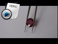 9.43 Carat Ruby Stone Video