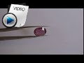 7.22 Carat Ruby Stone Video