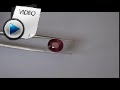 5.36 Carat Ruby Stone Video