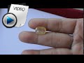 7.66 Carat Yellow Sapphire (Pukhraj) Stone Video