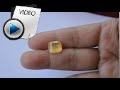 8.12 Carat Yellow Sapphire (Pukhraj) Stone Video