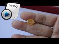 8.23 Carat Yellow Sapphire (Pukhraj) Stone Video