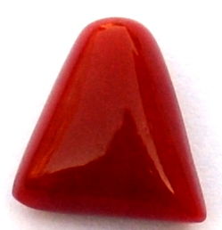 6.69-ratti-certified-triangular-red-coral-gemstone 6.69-ratti-certified-triangular-red-coral-gemstone