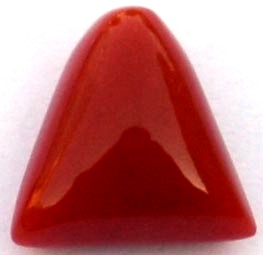 6.84-ratti-certified-triangular-red-coral-gemstone 6.84-ratti-certified-triangular-red-coral-gemstone