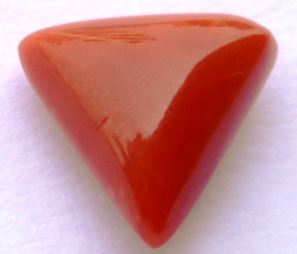 7.08-ratti-certified-triangular-red-coral-gemstone 7.08-ratti-certified-triangular-red-coral-gemstone