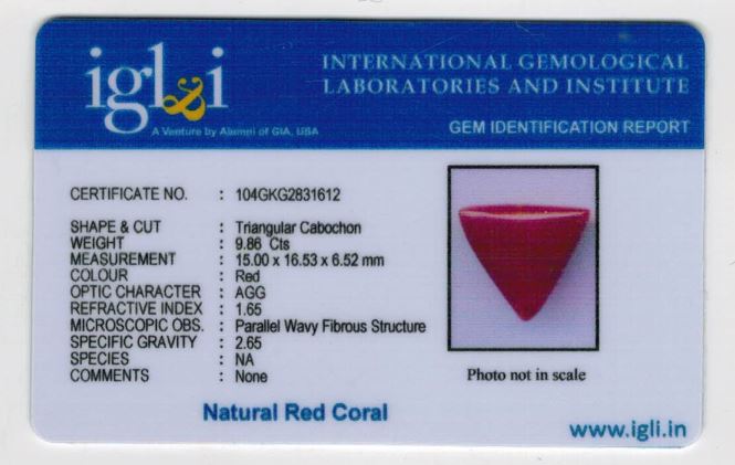 11-ratti-certified-tri-red-coral Certificate (ID-1123)