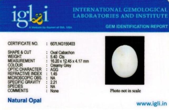 Click to view certificate 6.25-ratti-certified-whiteopal-stone Certificate (ID-117)