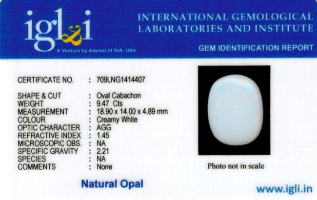 Click to view certificate 11-ratti-certified-whiteopal-stone Certificate (ID-147)