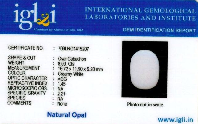 Click to view certificate 9-ratti-certified-whiteopal-stone Certificate (ID-149)