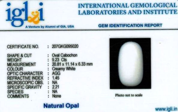 10.25-ratti-certified-white-opal Certificate (ID-164)