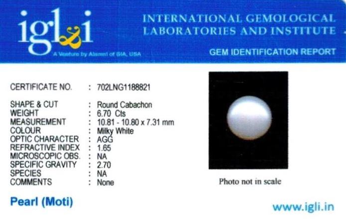 Click to view certificate 7.25-ratti-certified-white-pearl-stone Certificate (ID-141)
