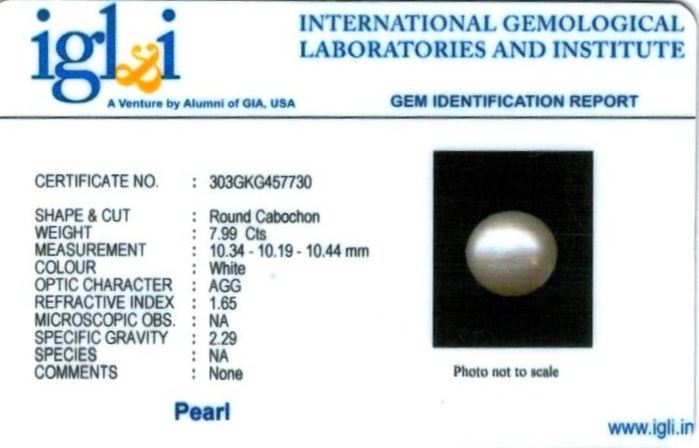 9-ratti-certified-white-pearl Certificate (ID-354)