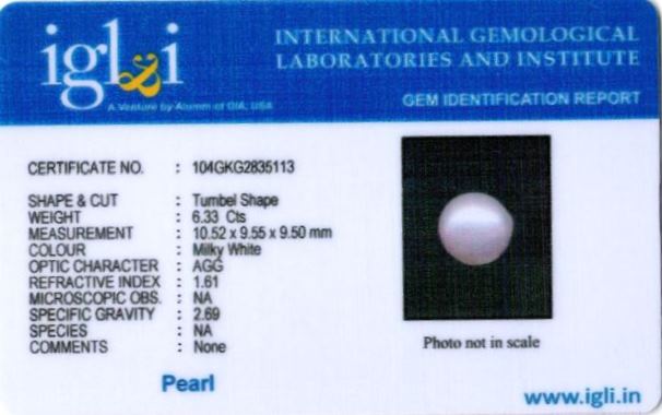 7.25-ratti-certified-pearl Certificate (ID-304)