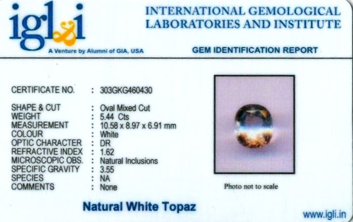 6.25-ratti-certified-white-topaz Certificate (ID-108)