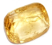 3.9 Ratti Certified Yellow Sapphire Gemstone