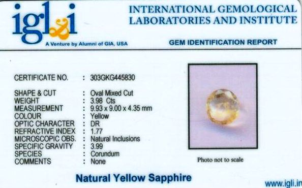 4.25-ratti-certified-srilankan-yellow-sapphire Certificate (ID-535)