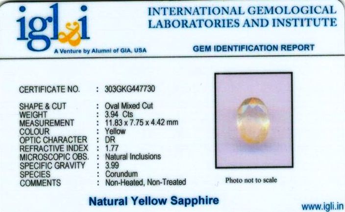 4.25-ratti-certified-srilankan-yellow-sapphire Certificate (ID-539)