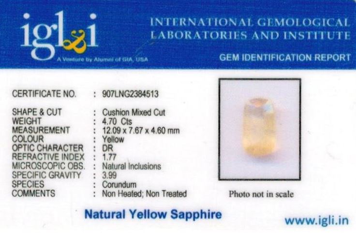 6.25-ratti-certified-yellow-sapphire-stone Certificate (ID-458)