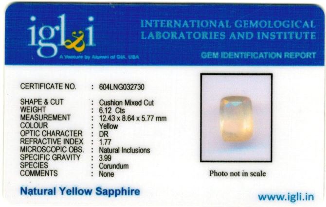 Click to view certificate 6.8-ratti-certified-yellow-sapphire-gemstone Certificate (ID-416)