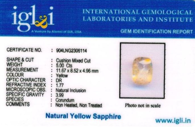 6-ratti-certified-srilankan-yellow-sapphire Certificate (ID-481)