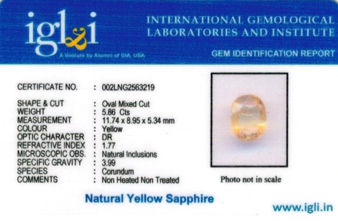 7-ratti-certified-srilankan-yellow-sapphire Certificate (ID-491)