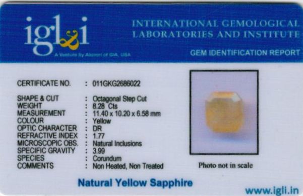 9.25-ratti-certified-srilankan-yellow-sapphire Certificate (ID-503)