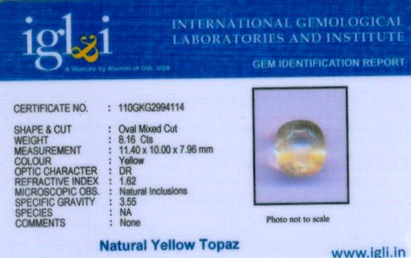 9.25-ratti-certified-yellow-topaz Certificate (ID-108)