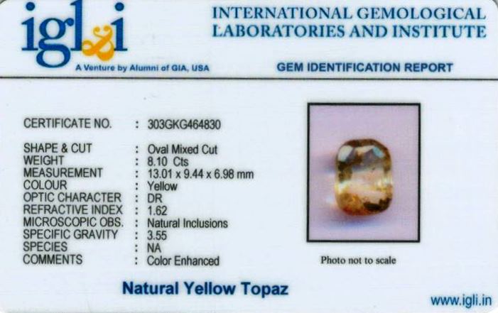 9.25-ratti-certified-yellow-topaz Certificate (ID-120)